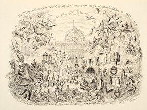 La dispersion des œuvres de toutes les nations de la Grande Exposition de 1851, pub. 1851 - George Cruikshank
