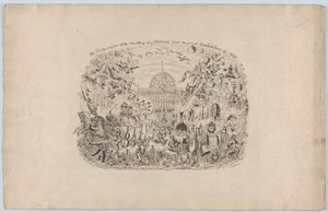 La Dispersion des œuvres de toutes les nations de la Grande Exposition de 1851, 1851 - George Cruikshank
