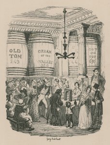 Le magasin de gin - George Cruikshank