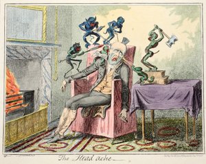 Le Mal de tête - George Cruikshank