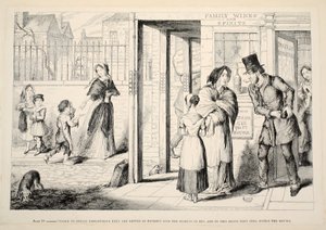 Incapables de trouver un emploi, ils sont poussés par la pauvreté à mendier dans les rues, et de cette manière ils continuent à fournir la bouteille. Planche IV de 