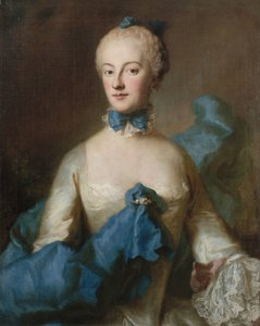 Duchesse Maria Anna Josepha de Bavière 1734-1776, margrave de Baden-Baden, vers 1750