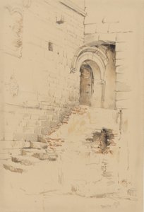 Dans une cour adjacente à S. Siro, San Remo, janvier 1878