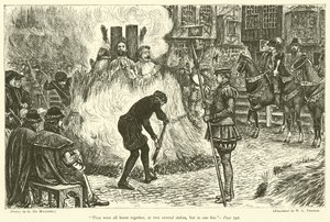 Ils ont tous été brûlés ensemble, à deux poteaux différents, mais dans un seul feu