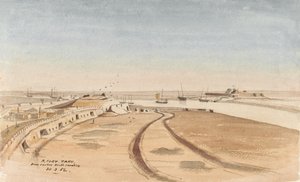Fort Taku depuis le cavalier sud central, 30.3.62