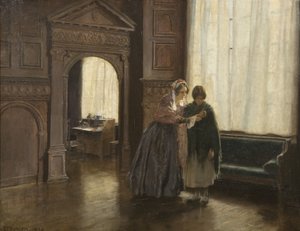 Mme Mary Carpenter et sa première fille réformatrice, Annie Woolham, à Red Lodge, 10 octobre