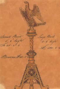 Dessins exécutés pour Jones et Willis, fabricants de meubles d