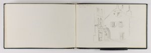 (Carnet de croquis) Vieille rue à Vevey - George Elbert Burr