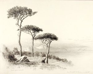 Capri depuis Sorrente - George Elbert Burr