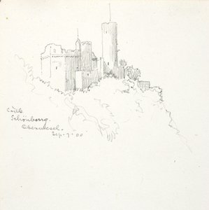 Château de Schönburg, Oberwesel - George Elbert Burr