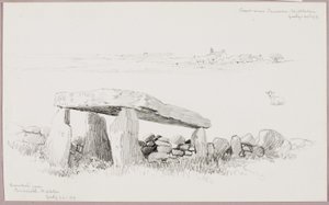 Cromlech près de Criccieth, Pays de Galles du Nord/Côte près de Pensarn, Pays de Galles du Nord - George Elbert Burr