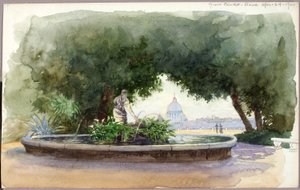 Depuis le Pincio, Rome - George Elbert Burr