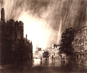 High Street, Oxford - George Elbert Burr