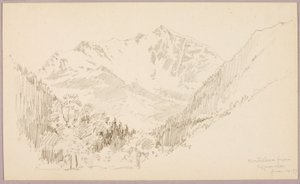 Le Mont Rose depuis Ceppomorelli - George Elbert Burr
