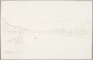 Vieux pont de Heidelburg - George Elbert Burr