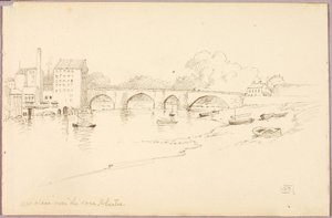 Vieux pont sur la Dee, Chester - George Elbert Burr