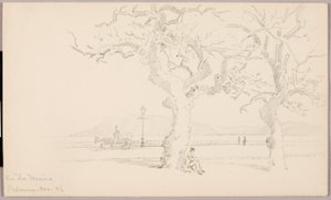 Sur la marina, Palerme - George Elbert Burr