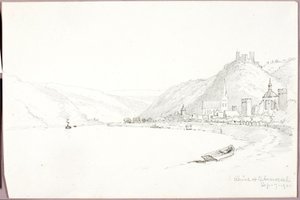 Le Rhin à Oberwesel - George Elbert Burr