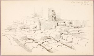 Traversée de rue, Pompéi - George Elbert Burr