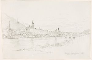 Coucher de soleil, Heidelberg - George Elbert Burr
