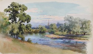 La Wye près de Ross, 1899
