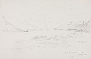 En amont de Bacharach, Rhin - George Elbert Burr
