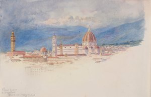 Vue de S. Miniato, Florence - George Elbert Burr