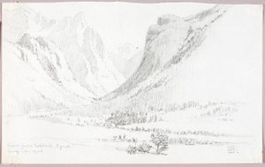 Vue de Toblach, Tyrol - George Elbert Burr