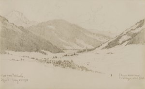 Ouest de Toblach, Tyrol - George Elbert Burr