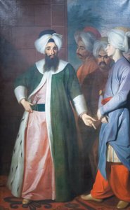 Kozbekci Mustafa Aga et sa suite, c.1727
