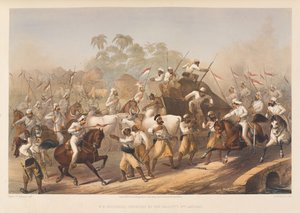 Mutins surpris par le 9e lanciers de Sa Majesté, 1857