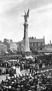 Inauguration du monument aux morts de Northumberland, 1908-1909