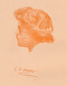 Esquisse de tête, vers 1895, 1896 - George Frederick Watts