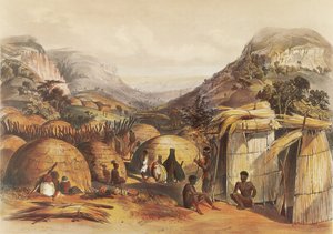 Au Natal, réside une population importante de Zoulous - George French Angas