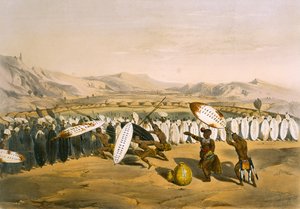 Umpanda passant en revue ses troupes à Nonduengi, planche 12 de 