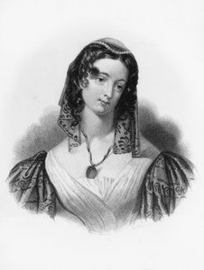 Inez, illustration du Pèlerinage de Childe Harold, poème narratif de George Gordon Byron (1788-1824), gravure - George Gordon Byron