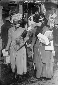 Acheteurs de Noël, c.1910
