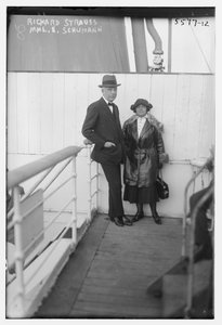 Elisabeth Schumann avec Richard Strauss (photo n/b)