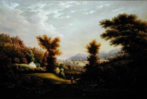 Fille sur un chemin - George Gunter Hartwick