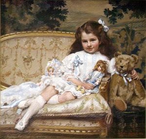 Portrait de Marjorie Cohen, âgée de 5 ans