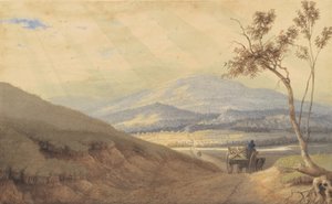 Un Effet Lumineux—Hollidaysburg, Pennsylvanie, 1835-40 - George Harvey