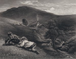 Illustration pour Auld Lang Syne de Robert Burns - George Harvey