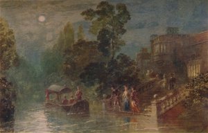 Clair de lune : la terrasse, Haddon Hall, 1873, 1935