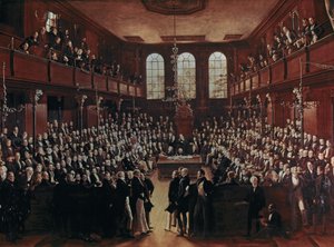 CHAMBRE DES COMMUNES: La première Chambre des communes réformée lors du déplacement de l