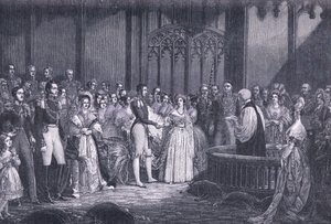 Mariage de la reine Victoria en 1840
