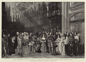 Le baptême de SAR le prince de Galles à la chapelle Saint-Georges, château de Windsor, 25 janvier 1842 - George Hayter
