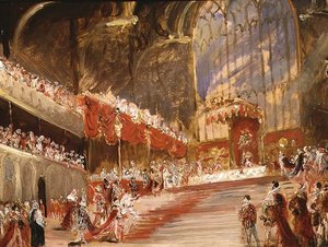 Le couronnement du roi George IV (1762-1830)