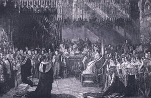 Le couronnement de la reine Victoria en 1838