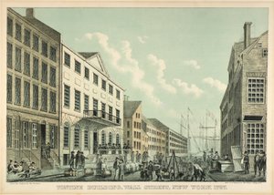 Bâtiment Tontine, Wall Street, N.Y., 1797