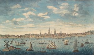Vue prospective est de la ville de Philadelphie, dans la province de Pennsylvanie, en Amérique du Nord: prise du rivage du New Jersey - George Heap